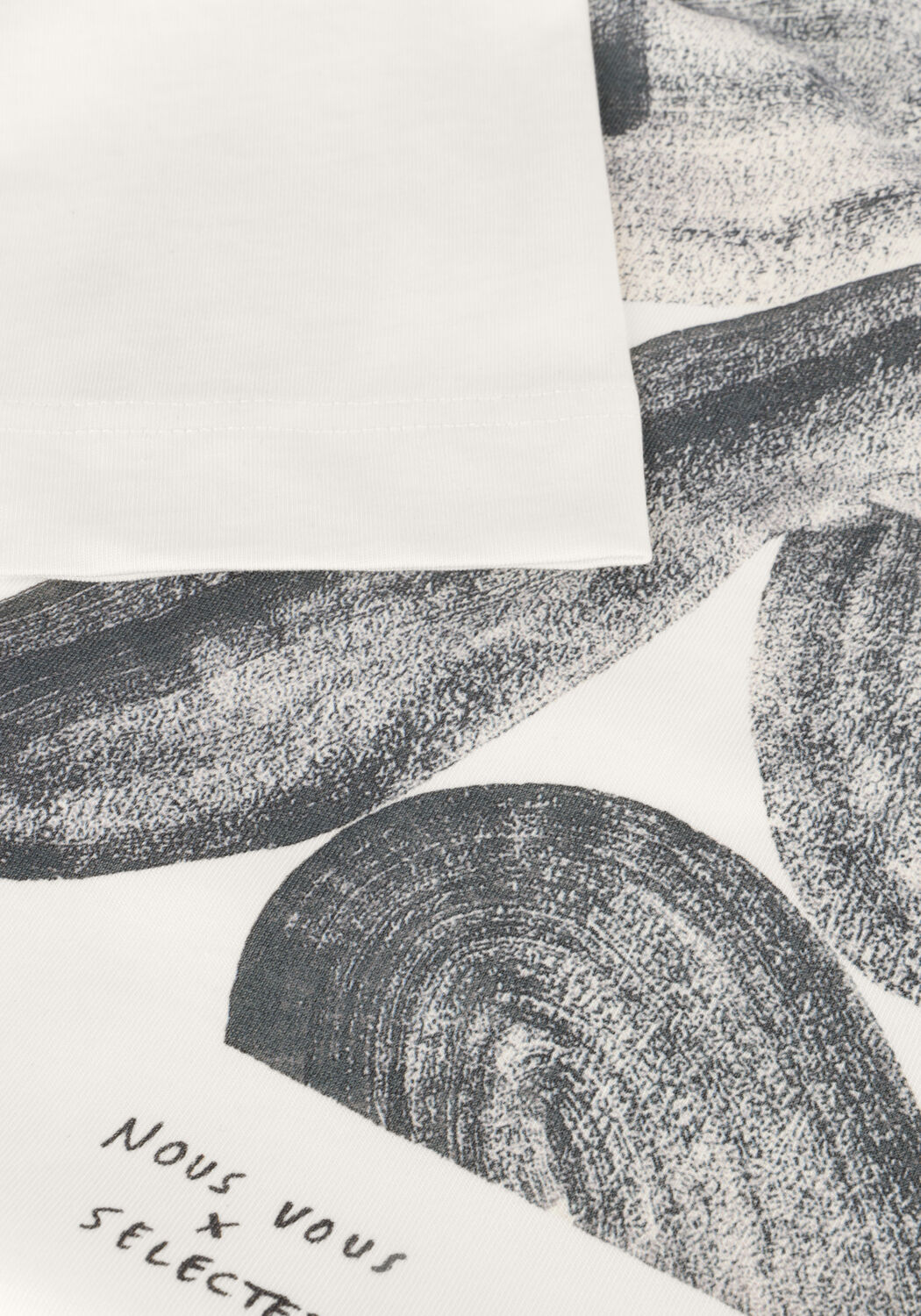 Nicht-gerade weiss SELECTED MEN T-shirt SLHRELAXWILL LICENSE SS O-NECK TEE - large