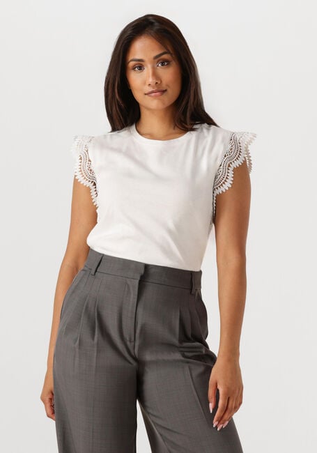 Weiße AAIKO T-shirt CORA FANCY CO 144 - large