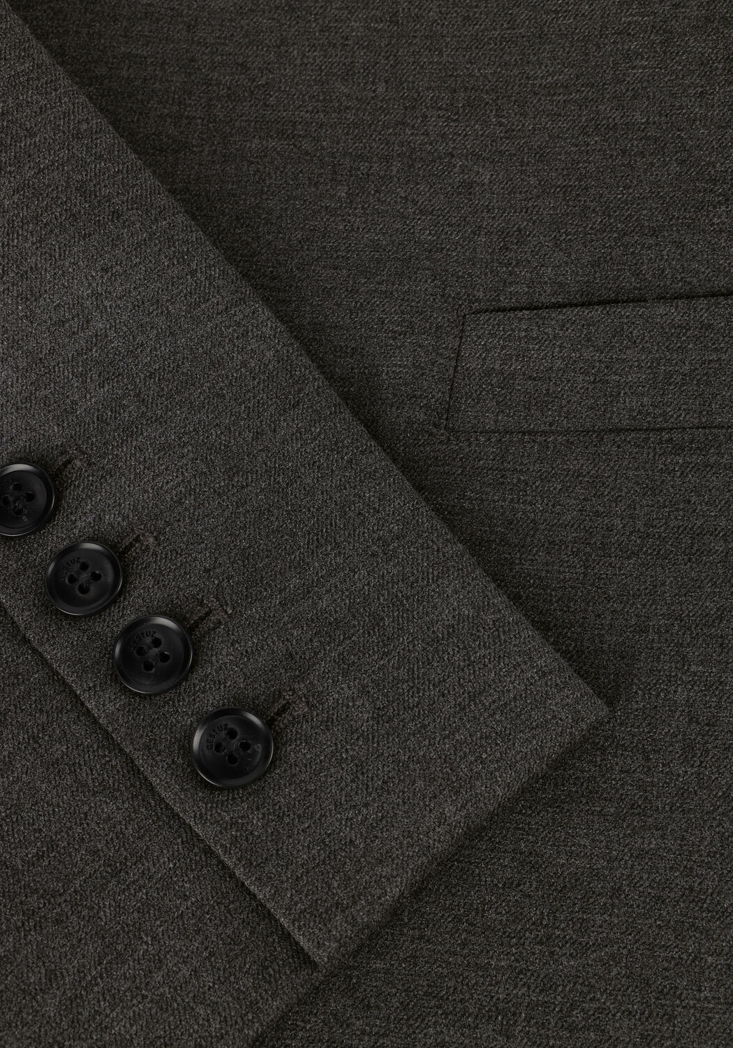 Graue GESTUZ Minikleid PAULAGZ MELANGE BLAZER DRESS - large