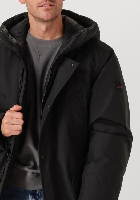 Schwarze BOSS ORANGE Parkas OSIASS1 - large