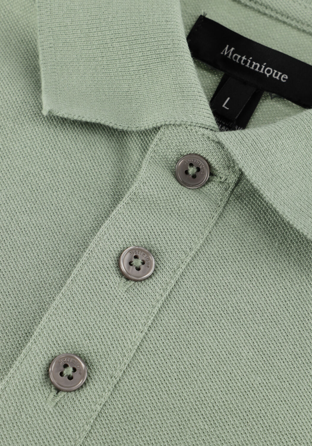 Gr&uuml;ne MATINIQUE Polo-Shirt MAPOLEO MELANGE - large