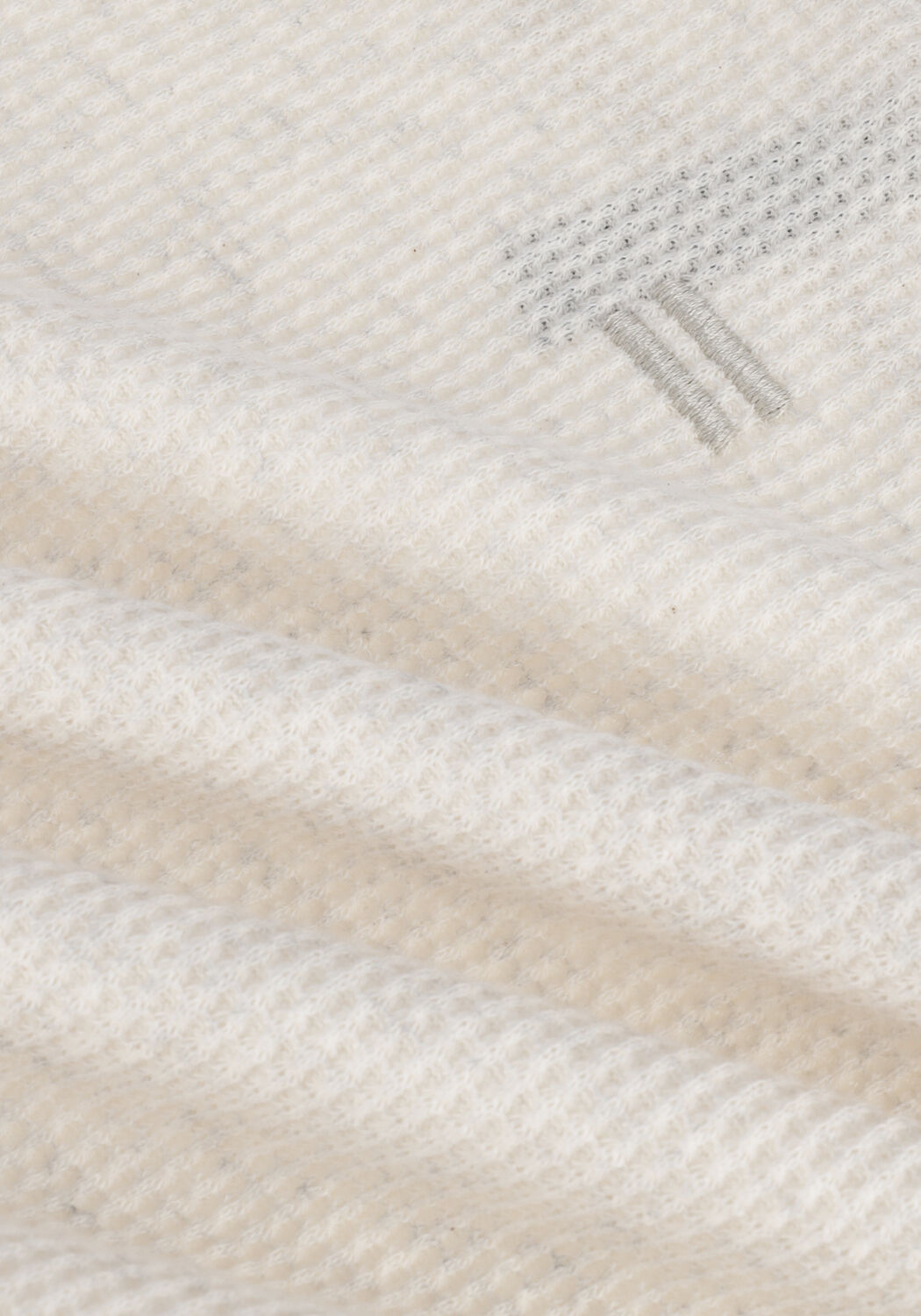 Wei&szlig;e 10DAYS T-shirt LONGSLEEVE TEE WAFFLE - large