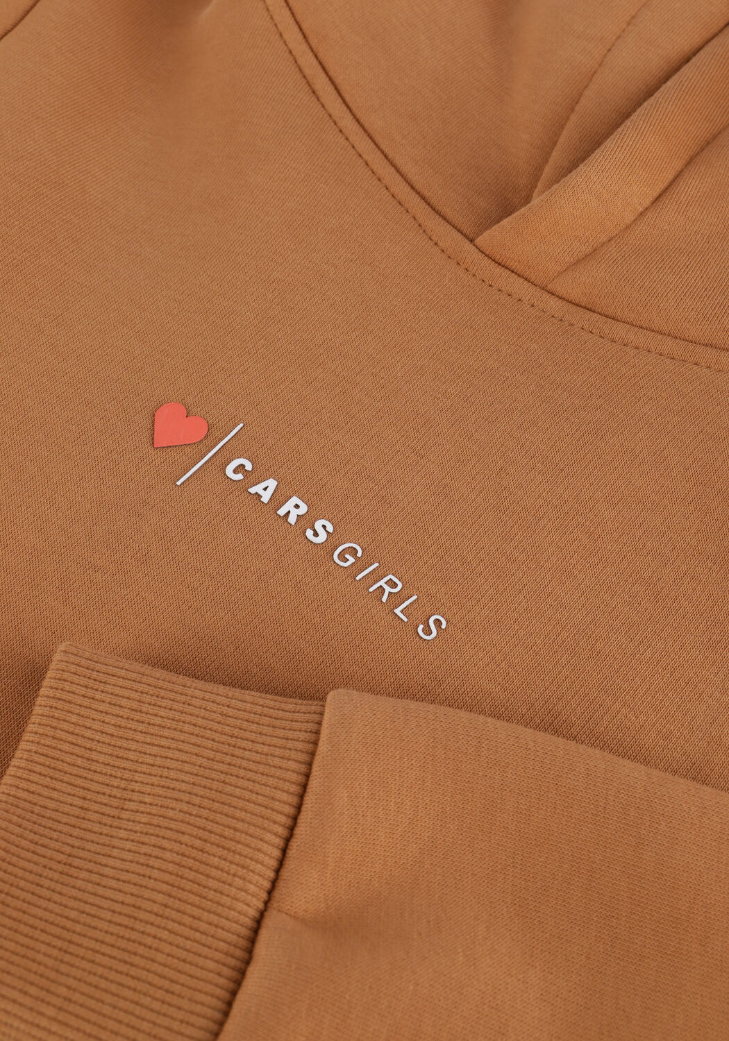 Camelfarbene CARS JEANS Sweatshirt KIDS NOEMI SW HOOD - large