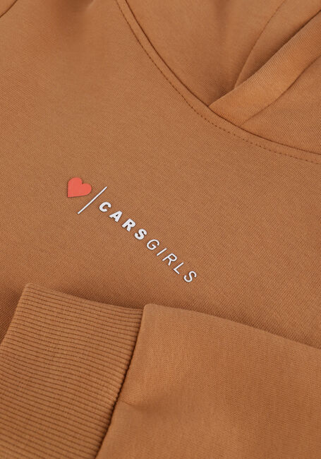 Camelfarbene CARS JEANS Sweatshirt KIDS NOEMI SW HOOD - large