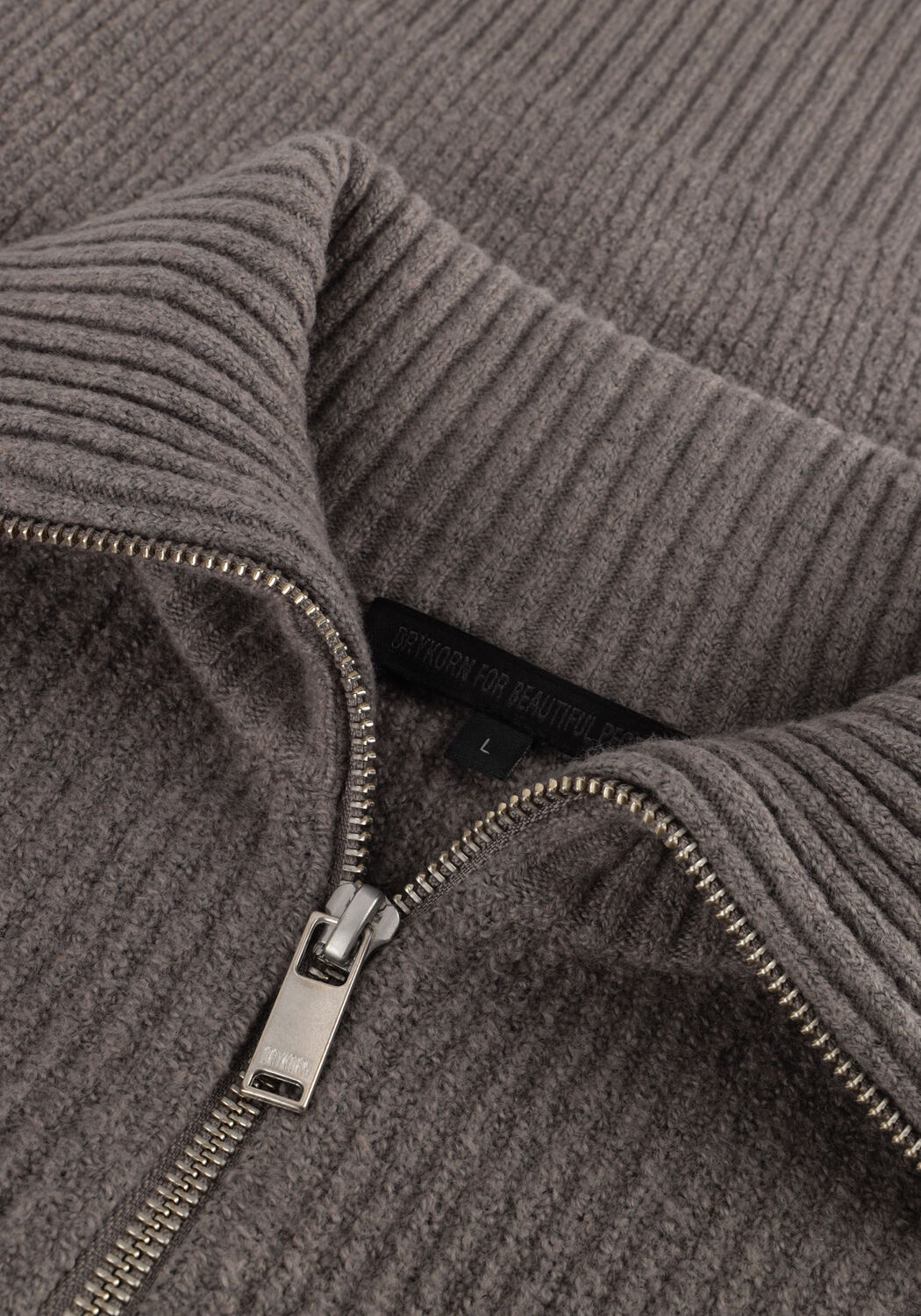 Graue DRYKORN Pullover MANUELO 420122 - large