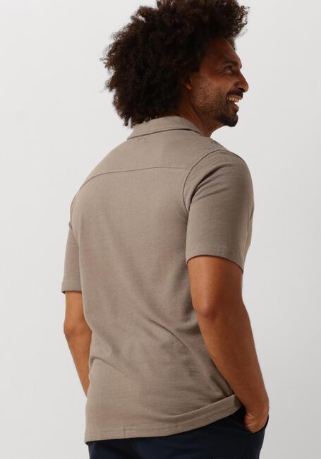 Taupe PURE PATH Casual-Oberhemd SHORTSLEEVE SHIRT BUTTON UP - large