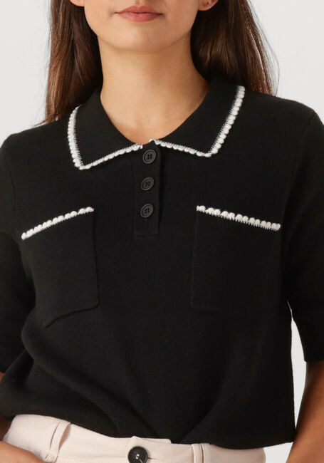 Schwarze SUNCOO Pullover POLKA - large