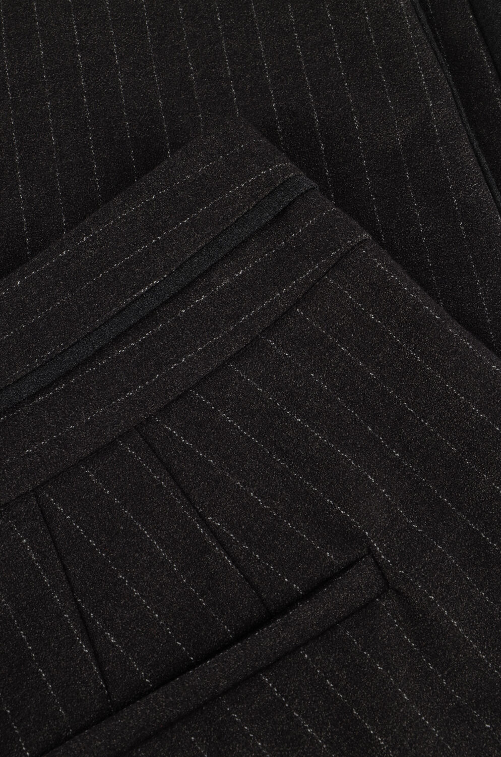 Schwarze AAIKO Hose PARENE PINSTRIPE VIS 548 - large