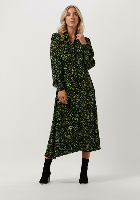 Schwarze Y.A.S. Midikleid YASJASMINNI LS MIDI SHIRT DRESS S. - large