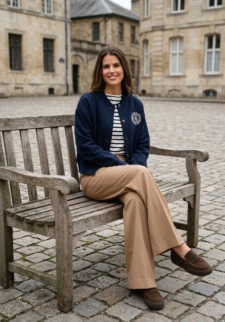 Mehrfarbige/Bunte TOMMY HILFIGER Top SLIM CODY BOAT-NK 3/4SLV - large