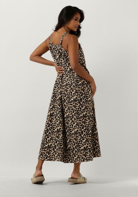 Braune LOLLYS LAUNDRY Maxikleid LUNGOLL MIDI DRESS SL - large