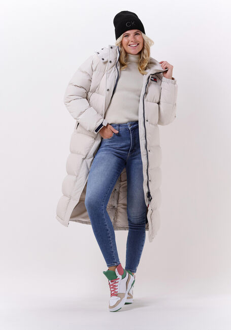 Beige TOMMY JEANS Wattierte Jack OUTERWEAR - large
