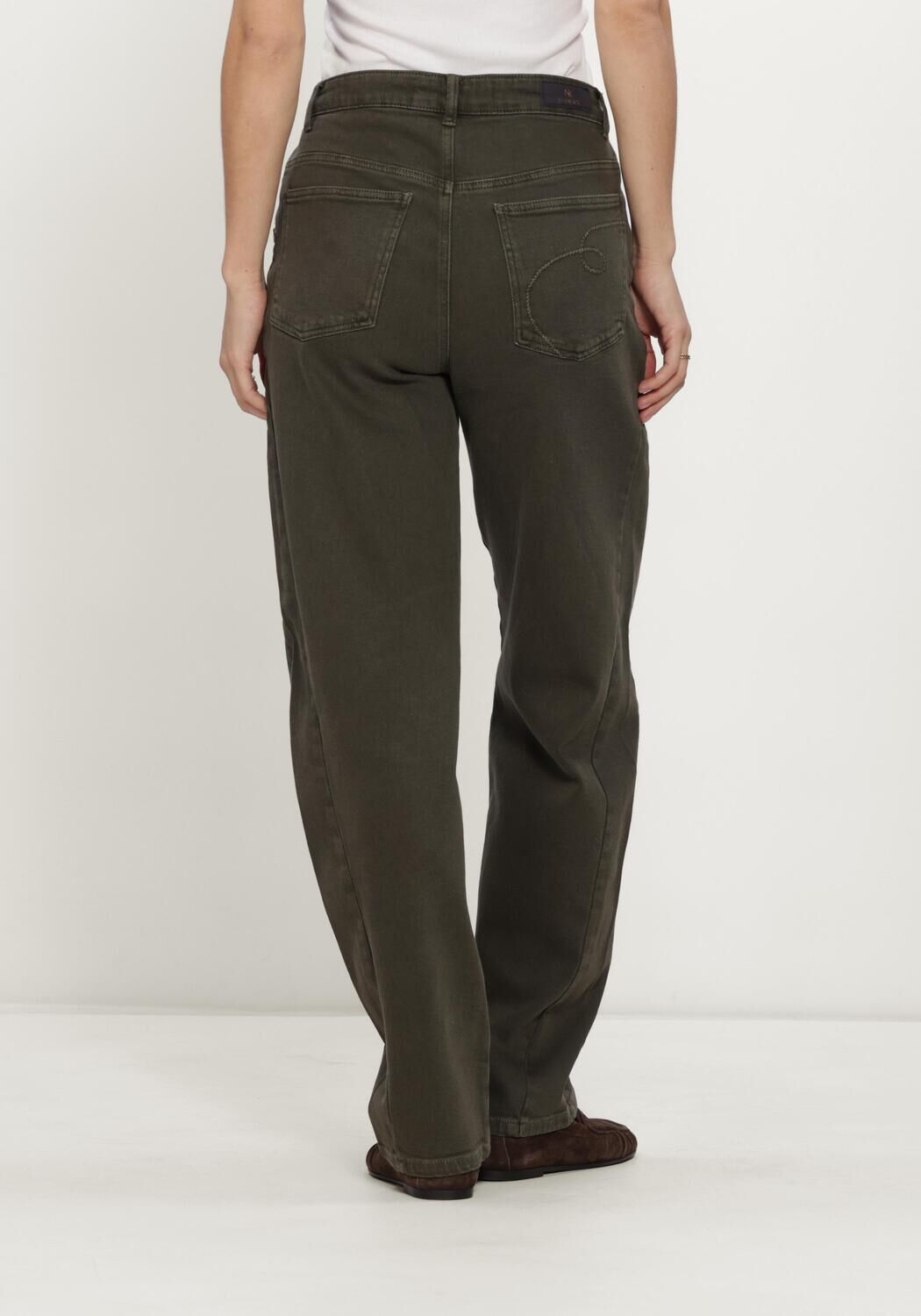 Gr&uuml;ne NUKUS Barrel jeans PETRA PANTS - large