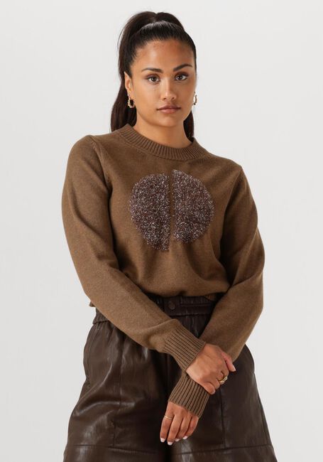 Braune NUKUS Pullover INTARSIA PULLOVER - large
