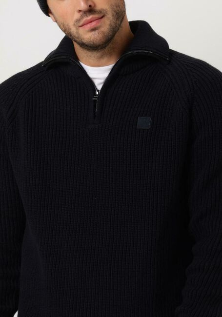 Dunkelblau BUTCHER OF BLUE Pullover OVERLAND HALF ZIP - large