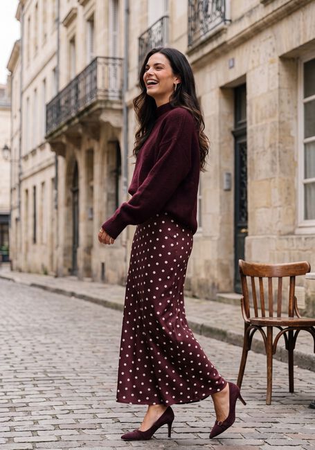 Bordeaux NOTRE-V Pullover NV-IGA - large