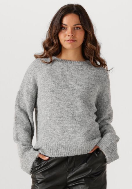 Hellgrau OBJECT Pullover OBJSAGGIA LS LO PULLOVER - large