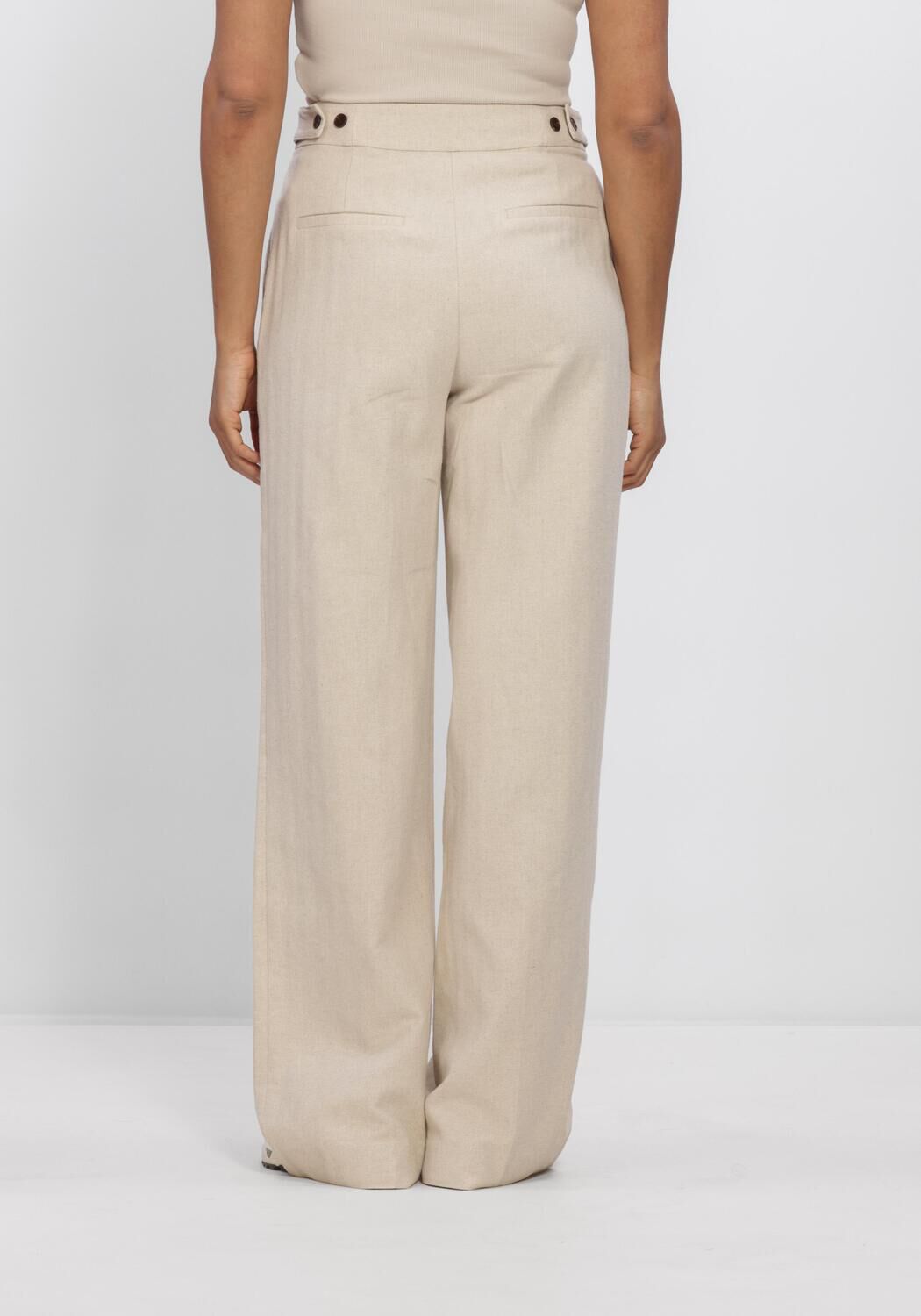 Beige CO'COUTURE Hosen LEENACC LINEN PLEAT LL PANT - large