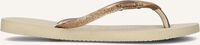 Goldfarbene HAVAIANAS Zehentrenner KIDS SLIM GLITTER II Goldfarbene HAVAIANAS Zehentrenner KIDS SLIM GLITTER II - medium