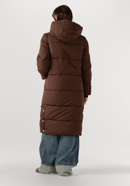 Braune WITHBLACK Wattierte Jack WBLGLORIAN LONG PUFFER JACKET - large