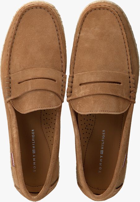 Cognacfarbene TOMMY HILFIGER Slipper CASUAL DRIVER - large