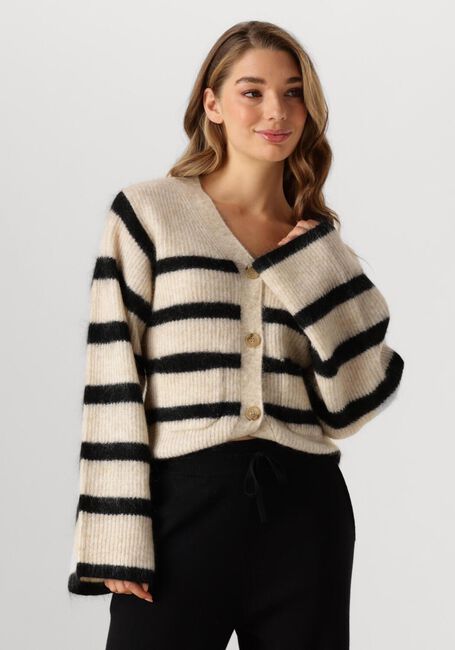Sand SECOND FEMALE Strickjacke OVALIS KNIT WIDE SLEEVE CARDIGAN - large