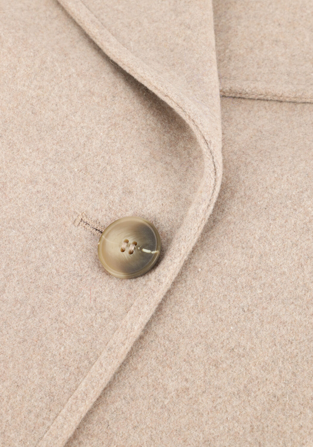 Sand SELECTED WOMEN M&auml;ntel SLFALMA SHORT WOOL JACKET - large