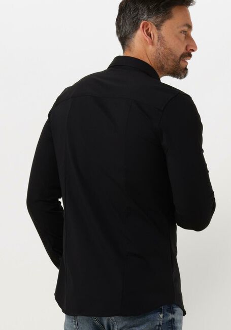 Schwarze PURE PATH Casual-Oberhemd JERSEY BASIS SHIRT - large