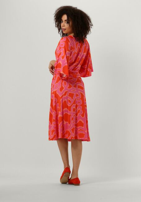 Orangene SUMMUM Midikleid DRESS LOSSE IKAT - large
