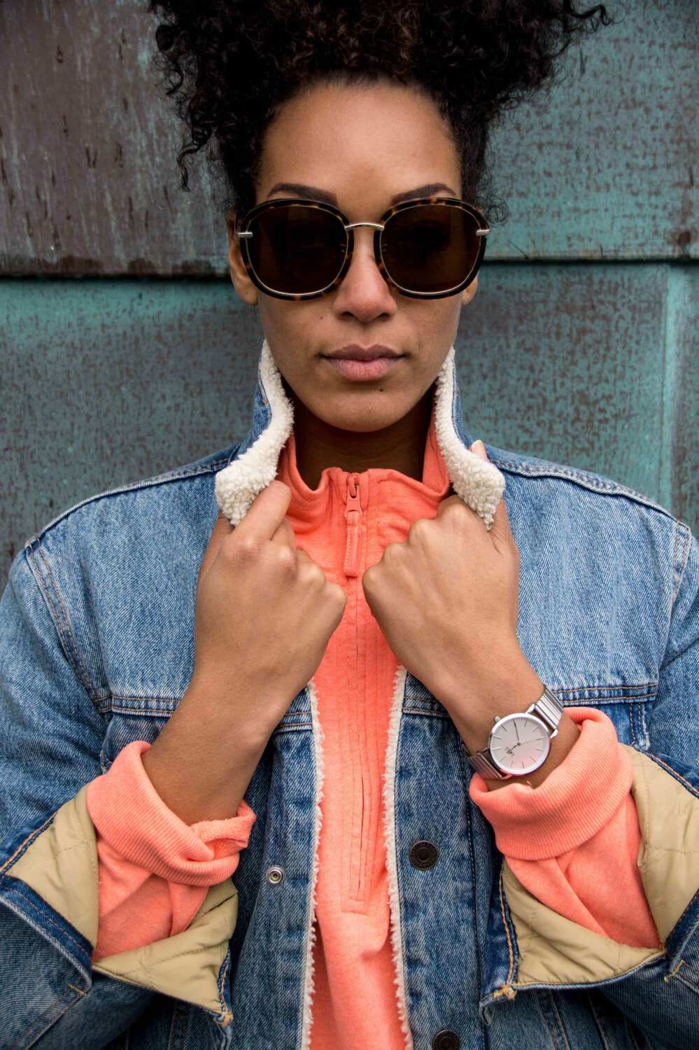 Braune IKKI Sonnenbrille VESPER - large