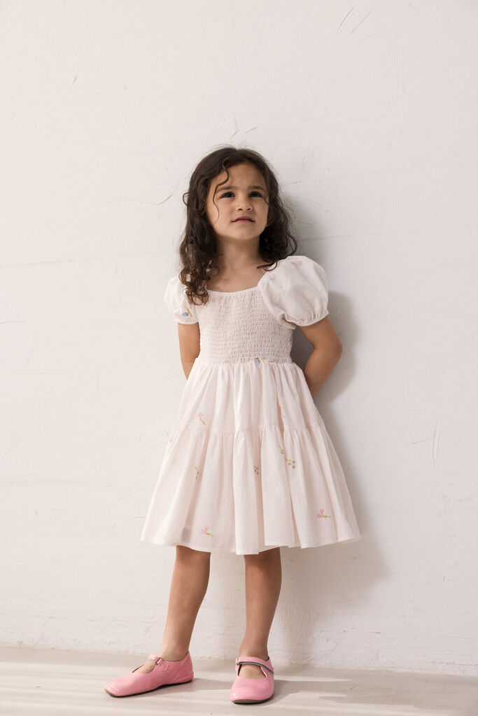 Beige MARMAR COPENHAGEN Midikleid DYMAN - large