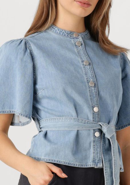 Hellblau MSCH COPENHAGEN Blusen MSCHINGRID LIS 2 4 SHIRT - large