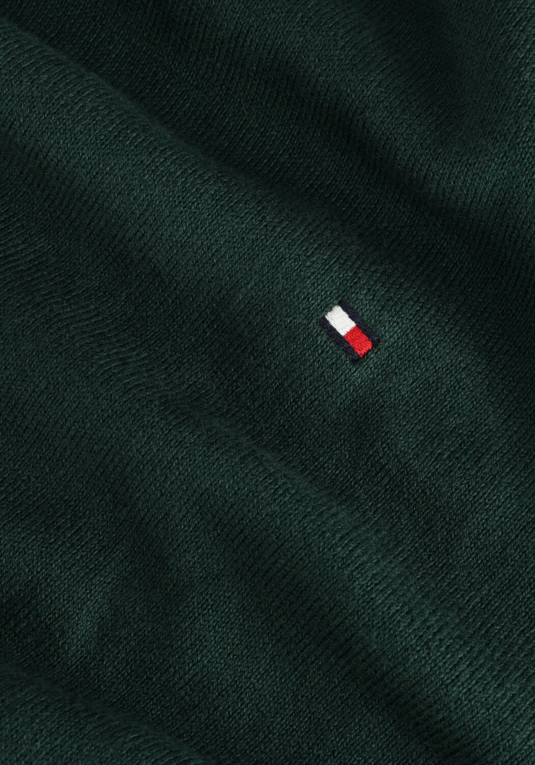 Dunkelgr&uuml;n TOMMY HILFIGER Pullover PIMA ORG CTN CASHMERE CREW NECK - large