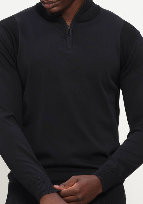 Schwarze GENTI Pullover & Cardigans TURTLE ZIP LS - large