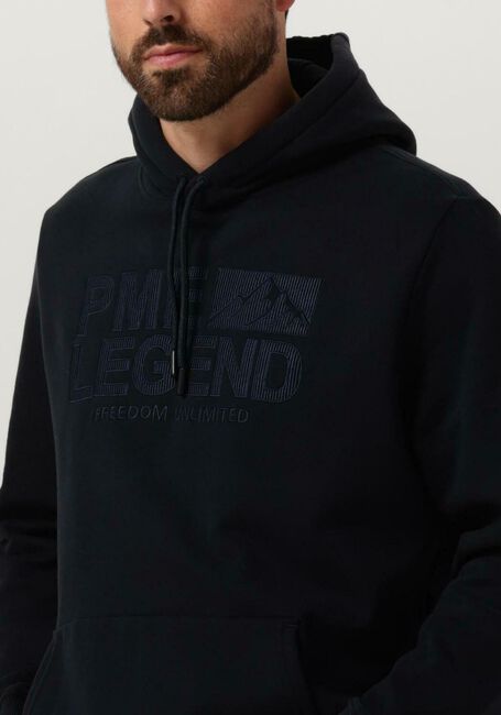 Dunkelblau PME LEGEND Sweatshirt HOODED SOFT TERRY BRUSHED - large