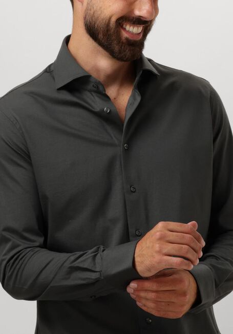 Grüne PROFUOMO Klassisches Oberhemd SHIRT CUTAWAY SF SC KNITTED - large