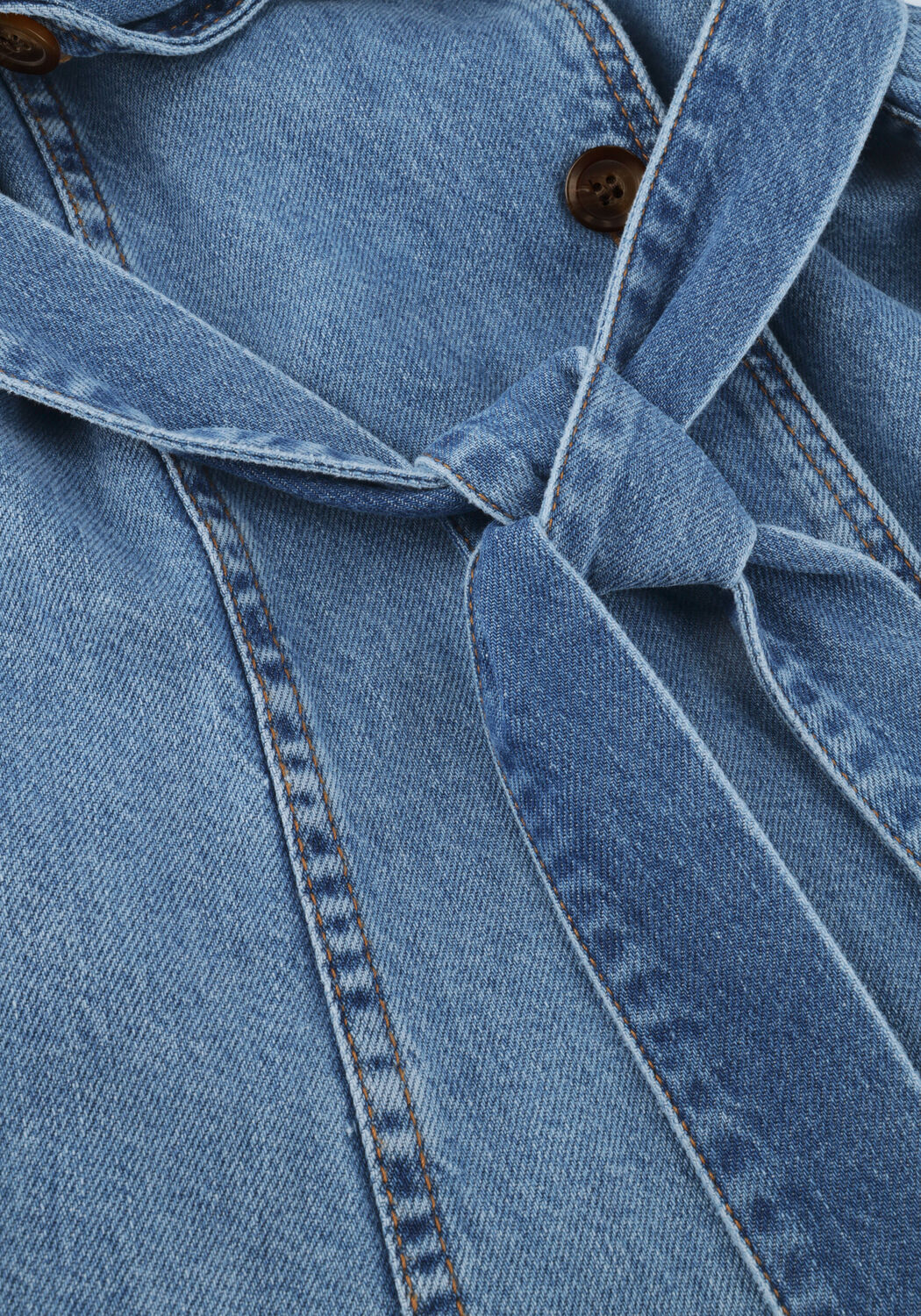 Blaue MSCH COPENHAGEN Maxikleid MSCHTURO ALENA SHIRT DRESS - large