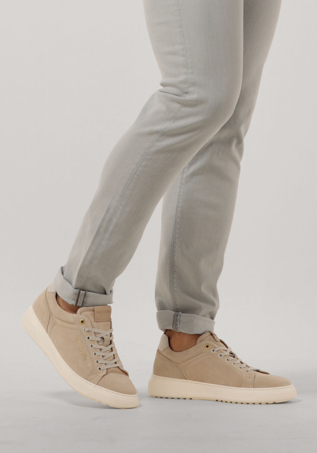Beige PANTOFOLA D'ORO Sneaker Low LIONI UOMO LOW - large