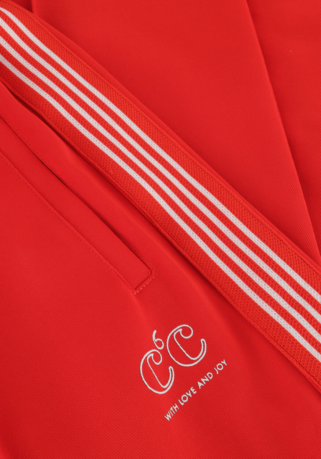 Rote CO'COUTURE Jogginghose AMINACC CREASE LL PANT - large