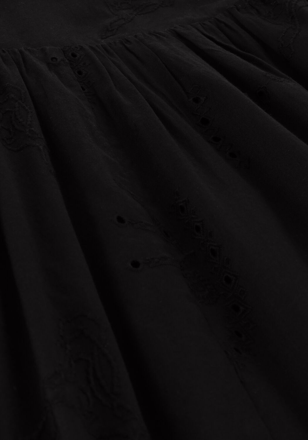 Schwarze ALIX THE LABEL Minikleid LADIES WOVEN BRODERIE A-LINE DRESS - large