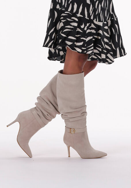 Beige NIKKIE Hohe Stiefel SUEDE HIGH BOOTS - large