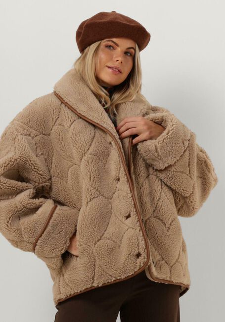 Braune FABIENNE CHAPOT Teddy-Jacke MERLIN JACKET - large