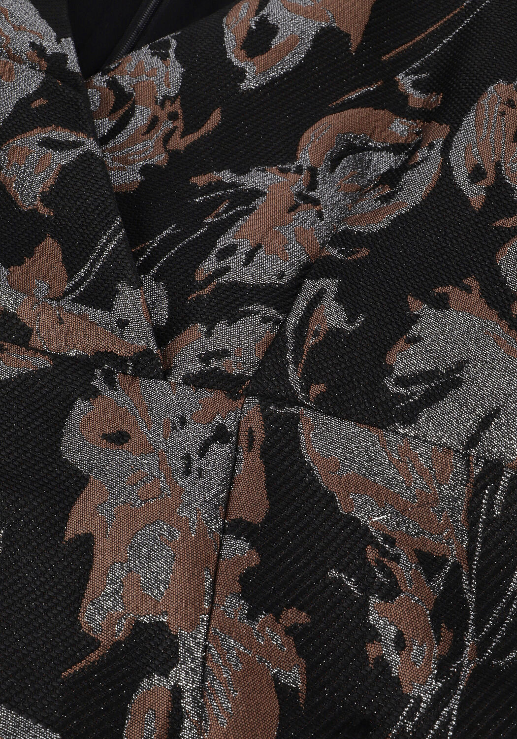 Schwarze CO'COUTURE Minikleid STELLA JACQUARD V-DRESS - large