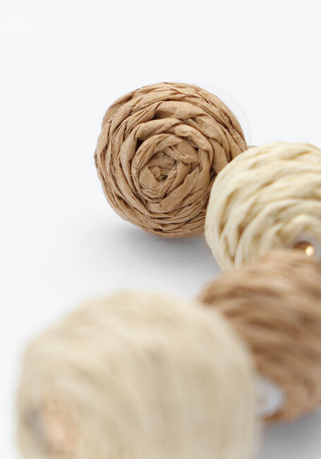 Beige NOTRE-V Schmuck EARRINGS DOTS - large