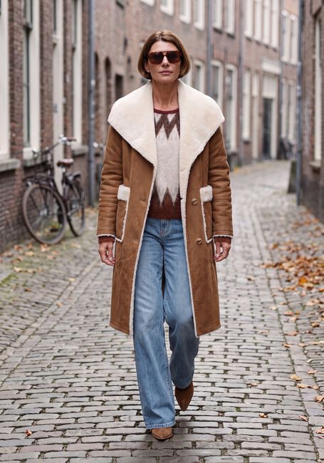 Camelfarbene BEAUMONT M&auml;ntel ELIF COAT - large