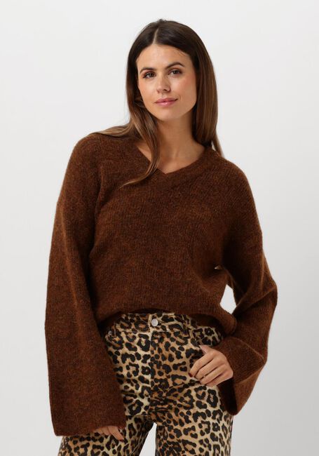 Braune MY ESSENTIAL WARDROBE Pullover RIANNAMW KNIT PULLOVER - large