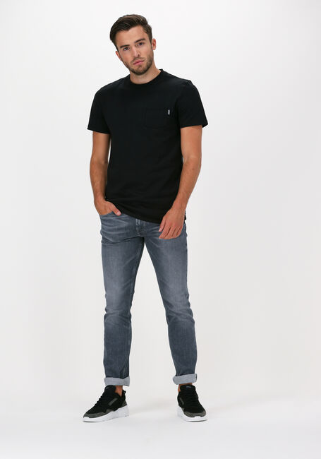 Schwarze KULTIVATE T-shirt TS DAMON - large