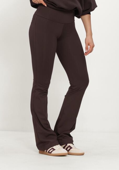 Braune DEBLON SPORTS Schlaghose CELINE FLARED LEGGINGS - large
