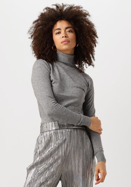 Graue OBJECT Rollkragenpullover OBJTHESS L/S ROLLNECK KNIT PULLOVER - large