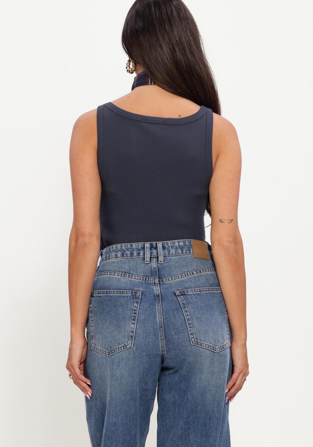 Dunkelblau MSCH COPENHAGEN Tanktops MSCHKICKIE RASMIA TOP - large